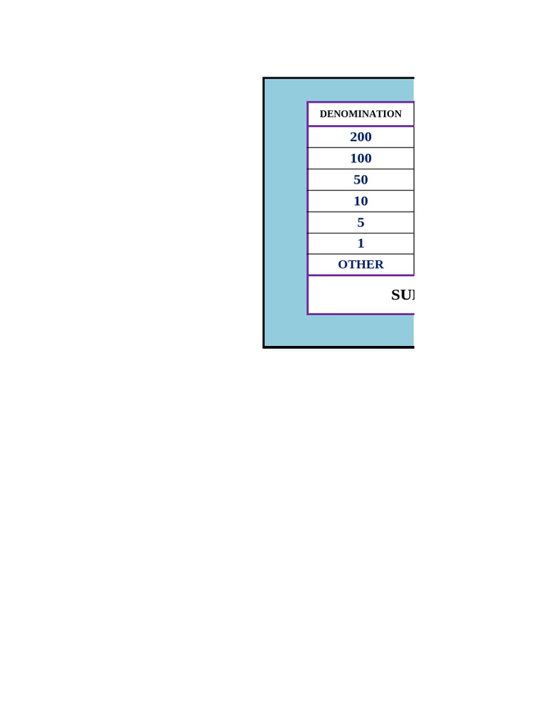 Cash Cal | PDF