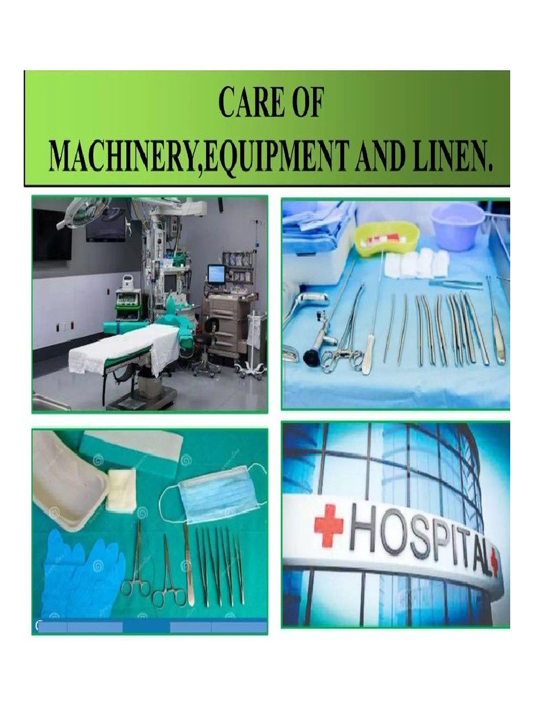 Equipment and Linen | PDF