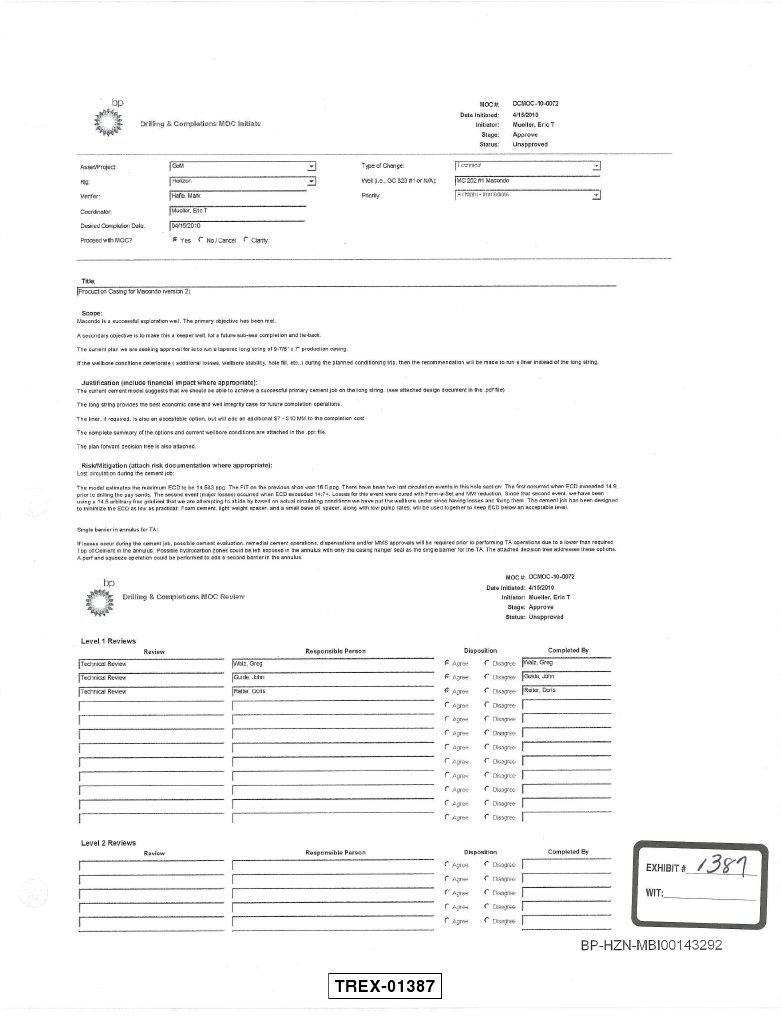 TREX-01387 Exhibit Overview | PDF