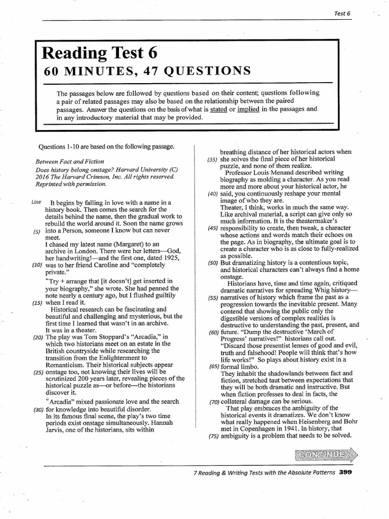 Absolute Patterns - Test6 - S1 | PDF