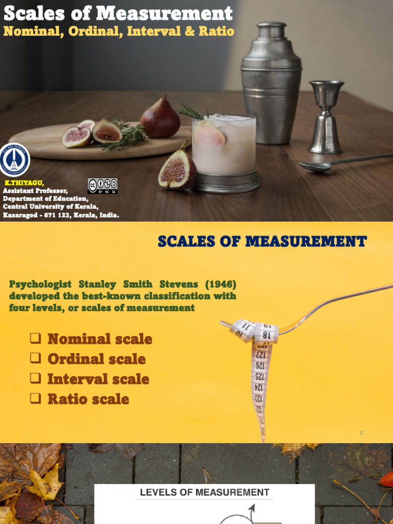 Understanding Measurement Scales: Types Explained | PDF | Level Of ...