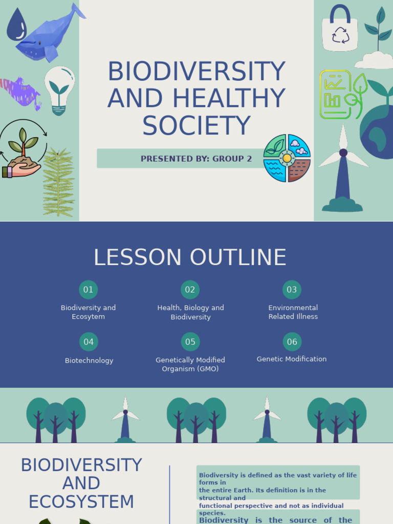Group 2 Biodiversity and Healthy Society | PDF | Genetically Modified ...