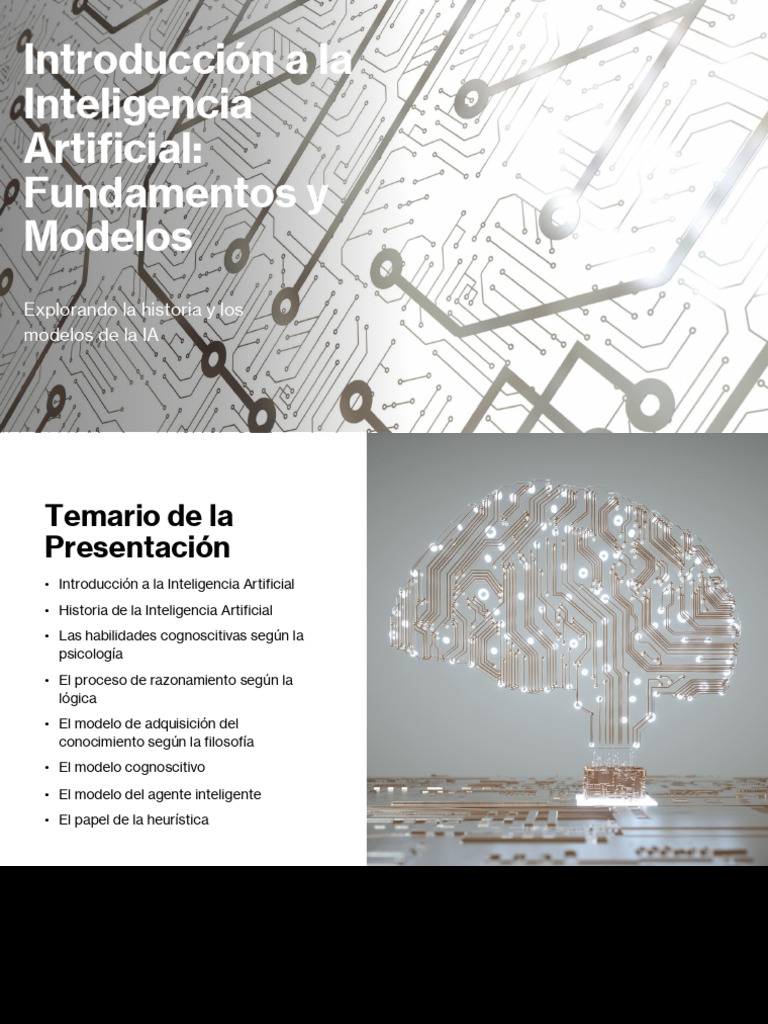 Fundamentos de la Inteligencia Artificial | PDF | Inteligencia ...