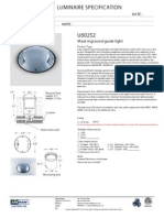 Mask Inground Guide Light: Project: Location: Quantity: Note: Date