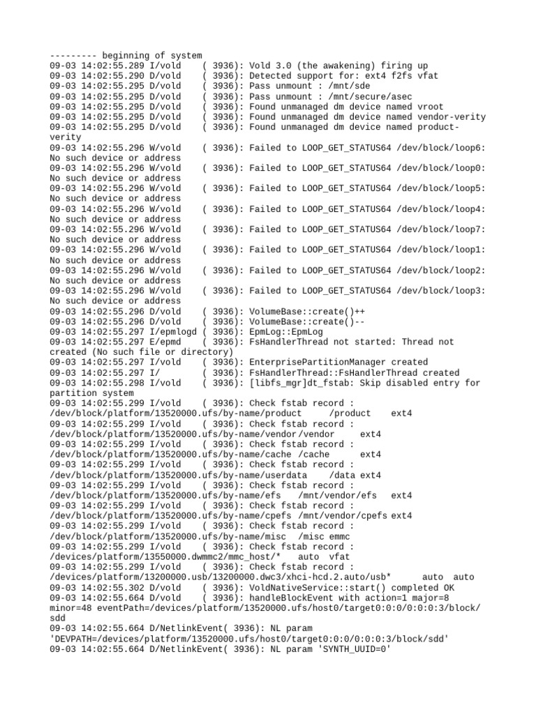 Vold 3.0 Initialization Log Analysis | PDF | Encryption | Utility Software