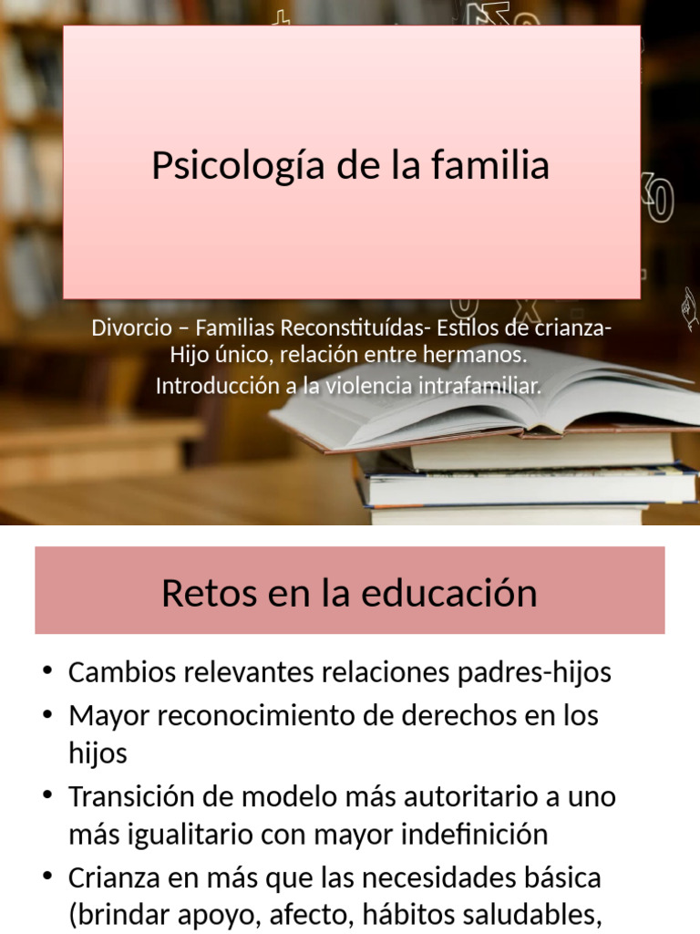 Clase Divorcio - Crianza - Otros Psi de La Familia | PDF | Familia ...