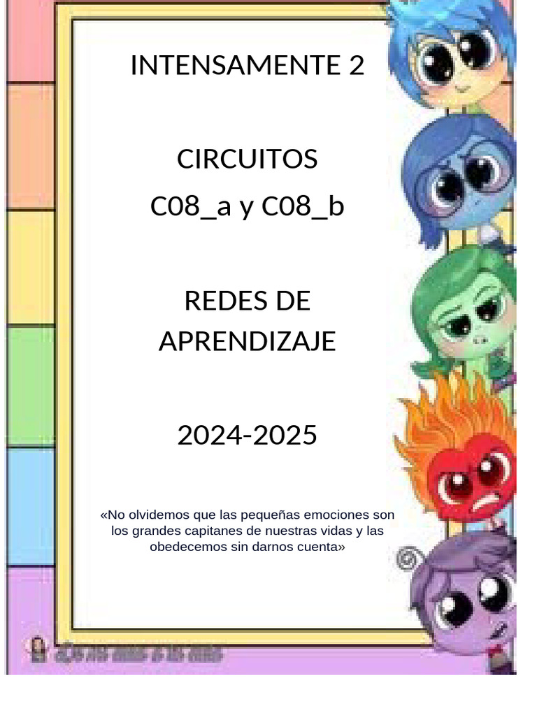 Emociones y Crecimiento en Intensamente 2 | PDF | Las emociones | Amor