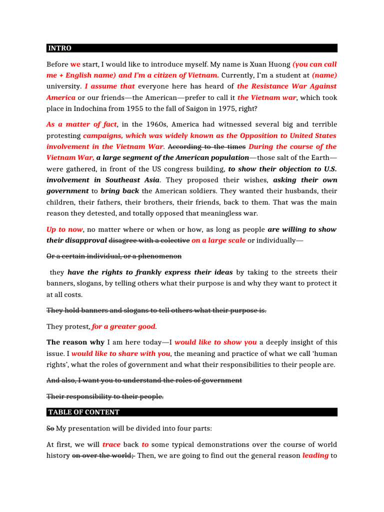 Understanding Protests and Human Rights | PDF | Vietnam War