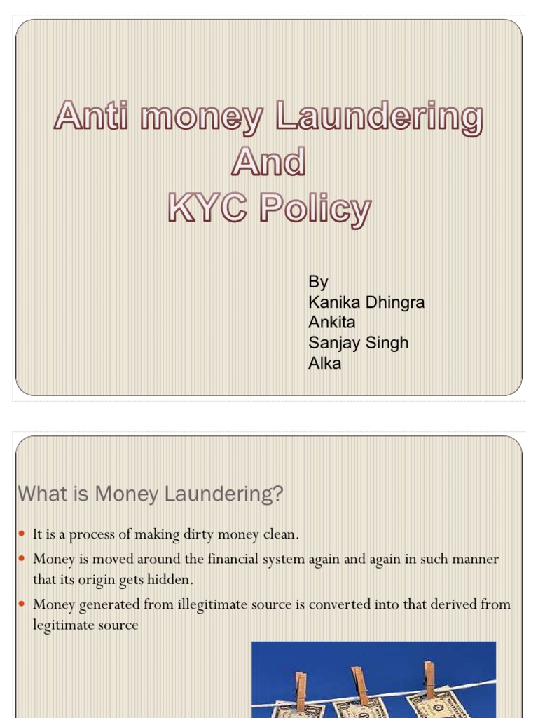 AML and KYC | PDF | Money Laundering | Banks