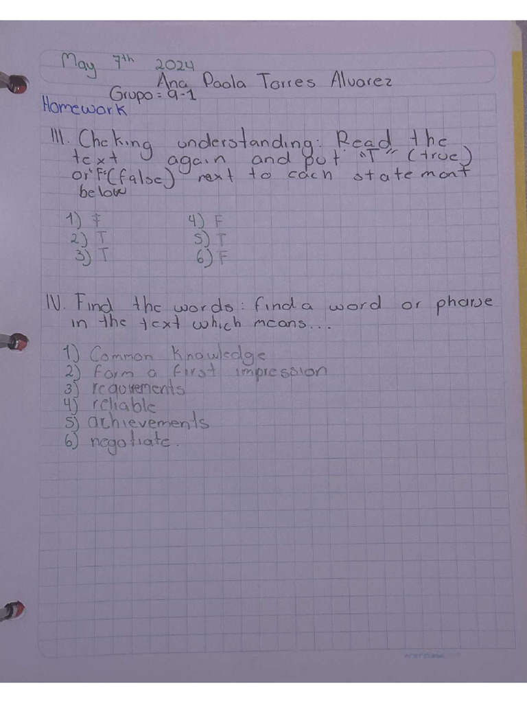 HOMEWORK | PDF