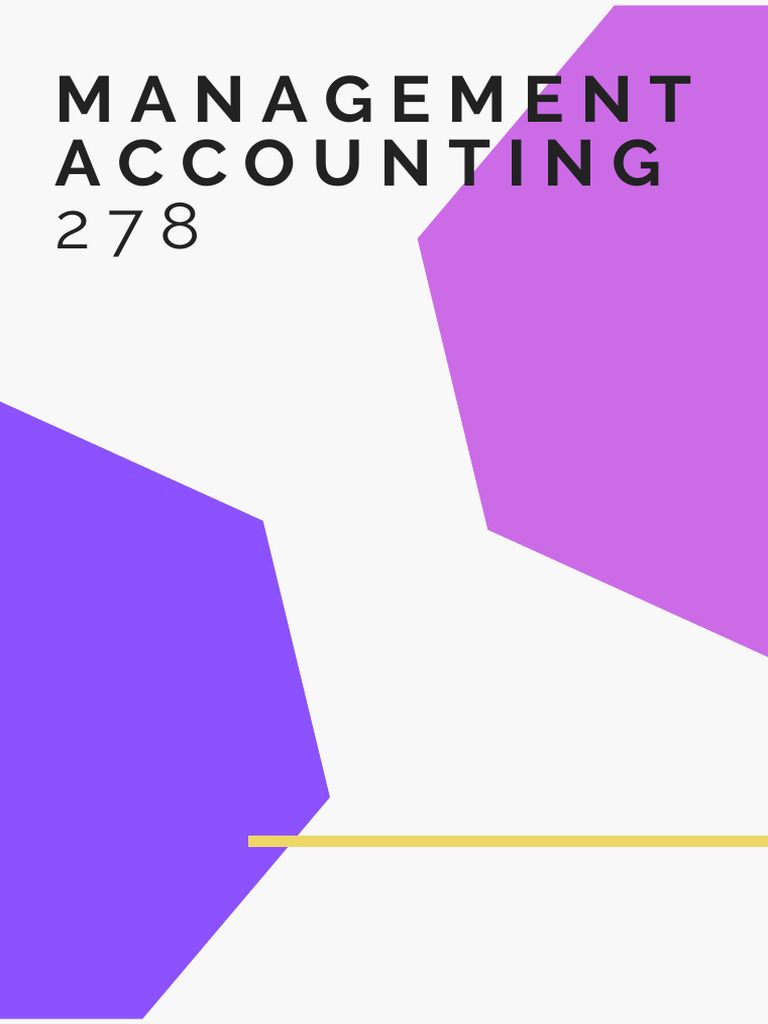 Management Accounting Study Notes 278 | PDF | Capital Asset Pricing ...
