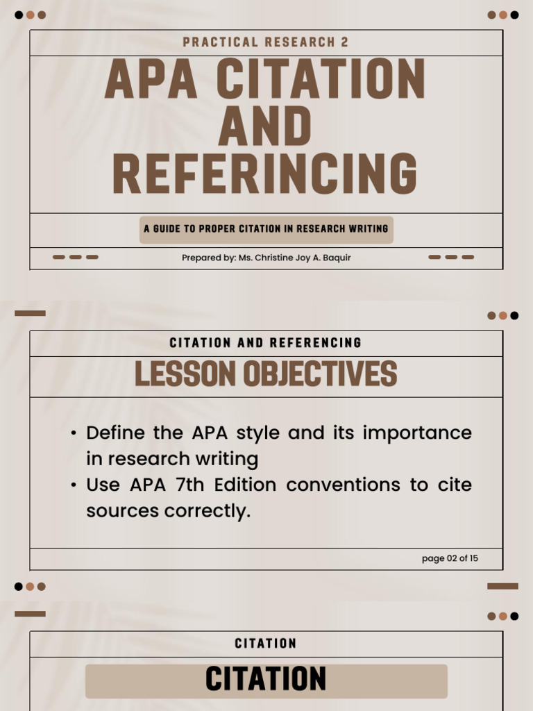 Understanding APA Citation Guidelines | PDF | Citation | Apa Style