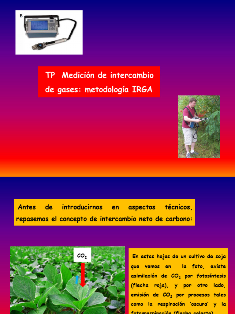 Medición de CO2 con metodología IRGA | PDF | Fotosíntesis | Dióxido de ...