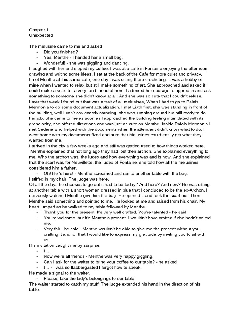 Neuvillette's Unexpected Encounter PDF