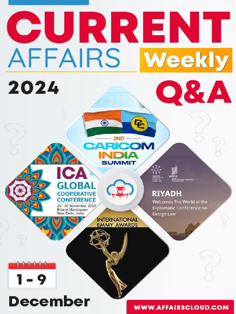 December 2024 Current Affairs Q&A PDF | PDF | Asian Development Bank ...