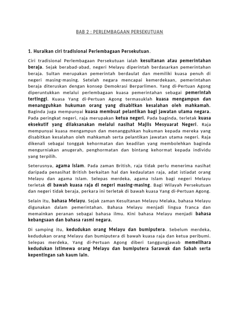 BAB 2 Soalan Struktur Dan Kbat | PDF