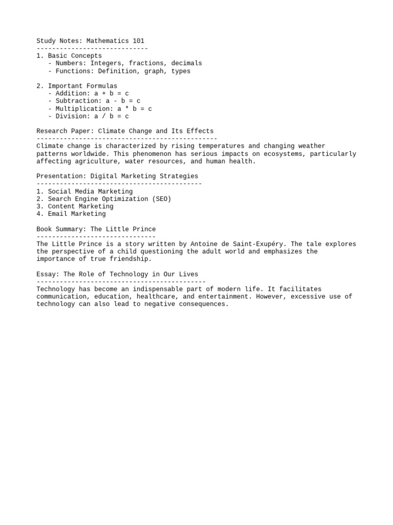 Mathnote | PDF