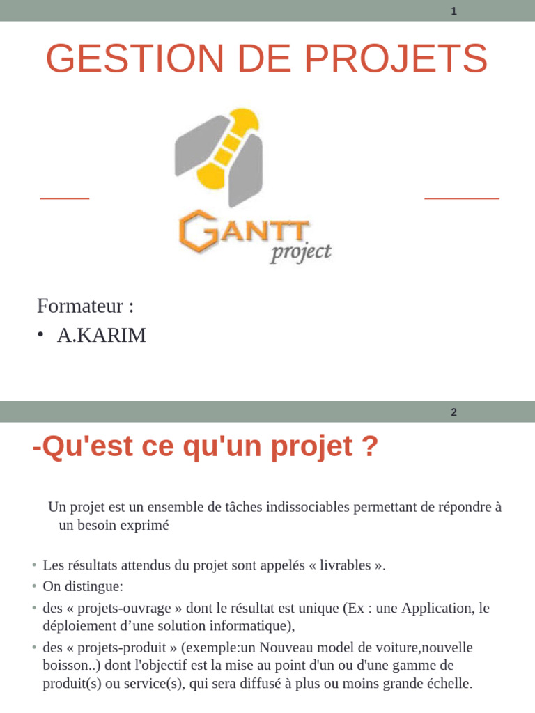 Livrables et gestion de projet efficace | PDF | Gestion de projet ...