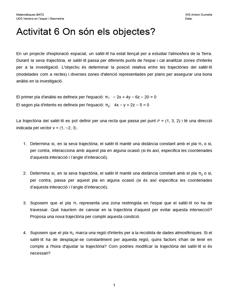 BAT2 UD3 Activitat 6 On Són Els Objectes | PDF