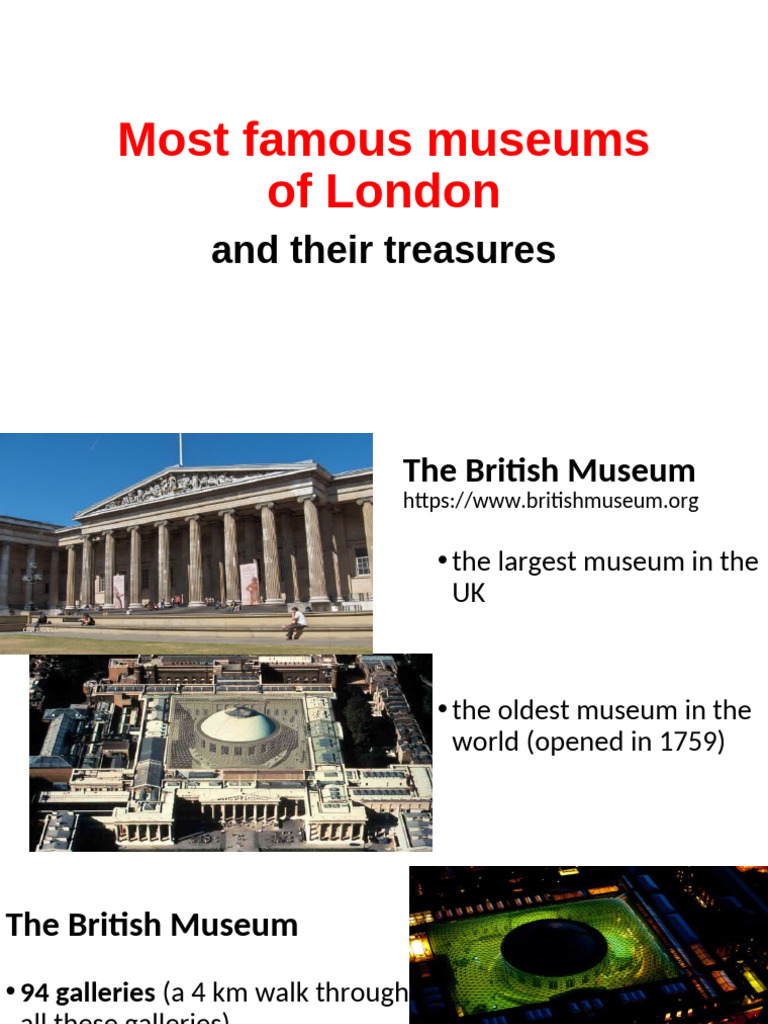 Famous Museums of London Overview | PDF