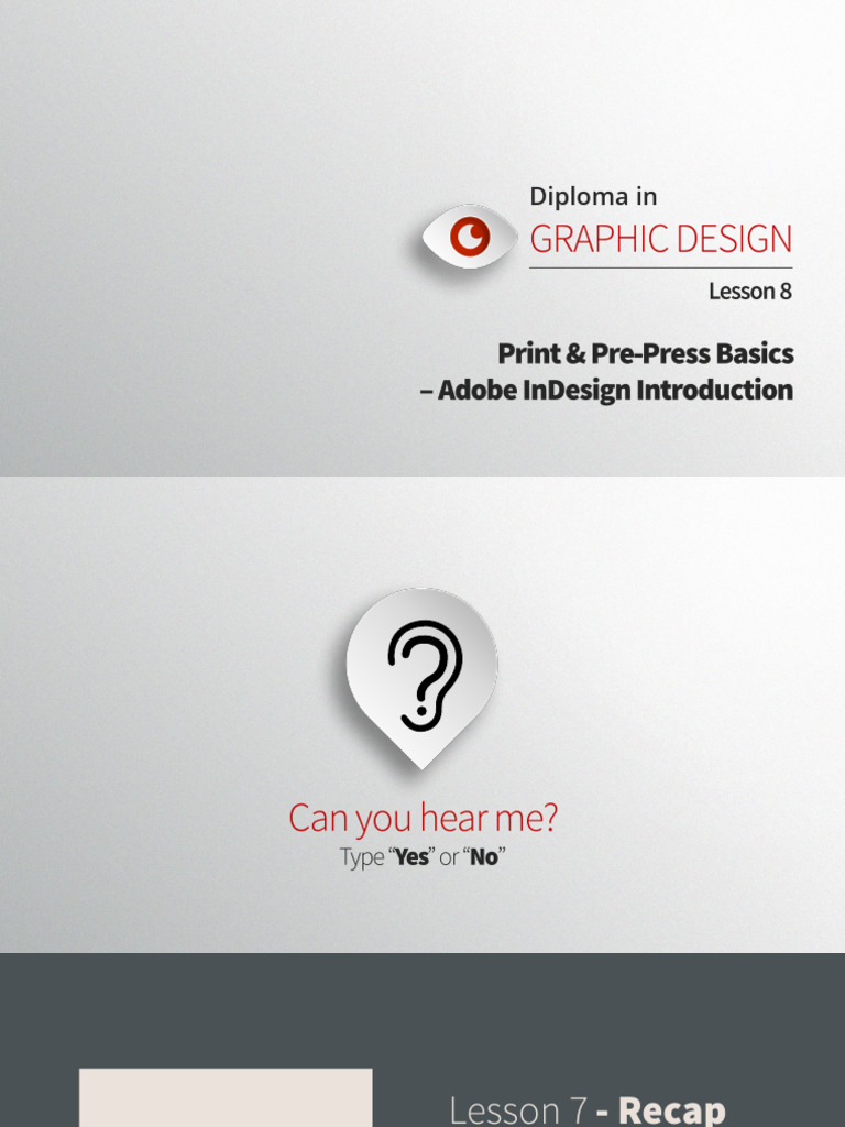 Graphic Design - Lesson 8 - Webinar Slides | PDF