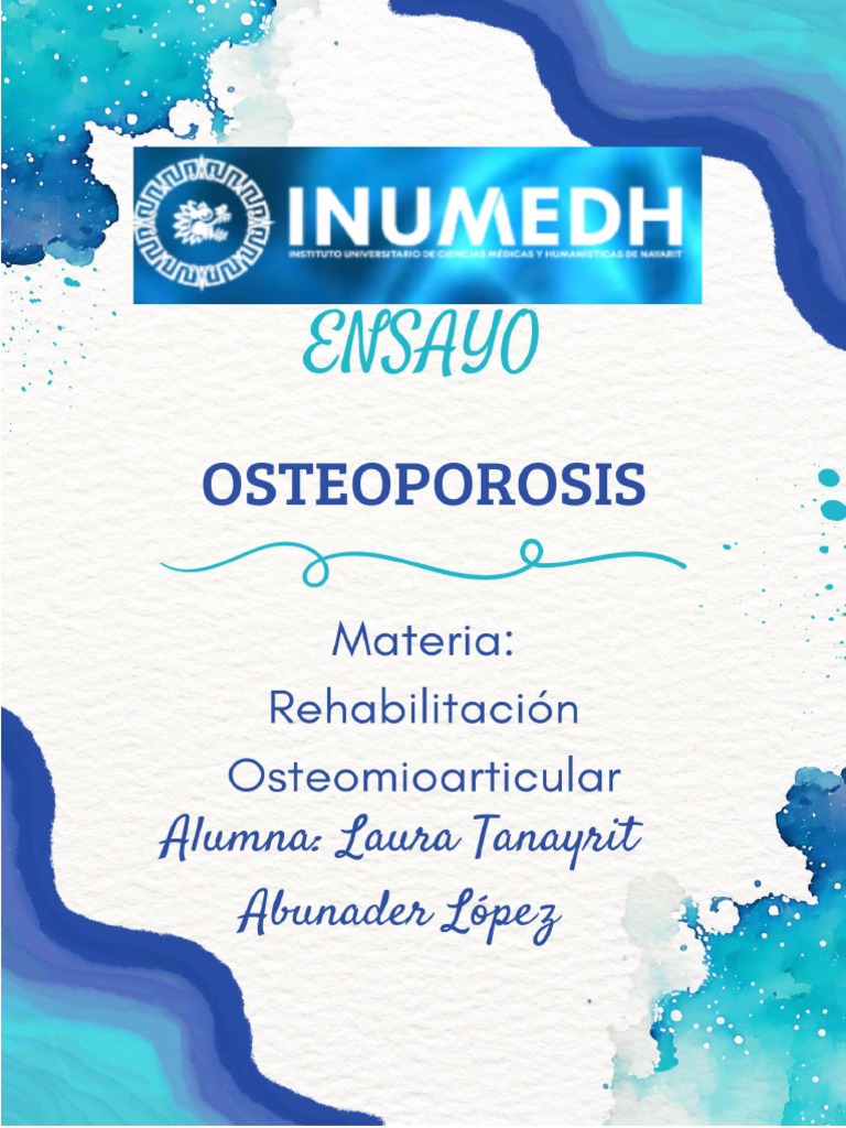 Guía completa sobre osteoporosis | PDF | Osteoporosis | Hueso