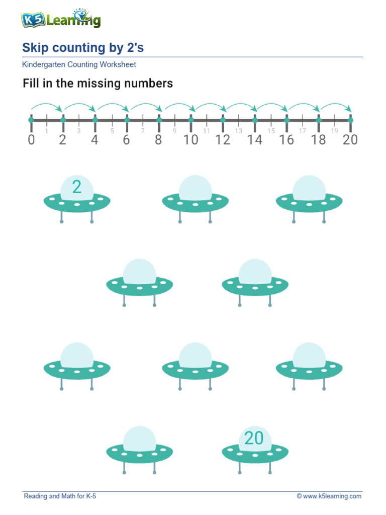 Skip Counting by 2s A | PDF