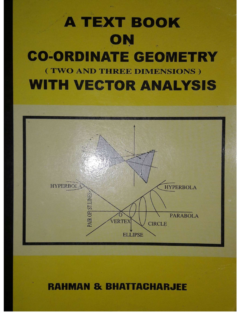 Coordinate Geometry and Vector Analysis | PDF | Geometry | Mathematical ...
