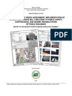 Statewide Seismic Needs Assessment Report