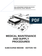 US Army Medical Course MD0358-100 - Medical Maintenance and Supply Procedures
