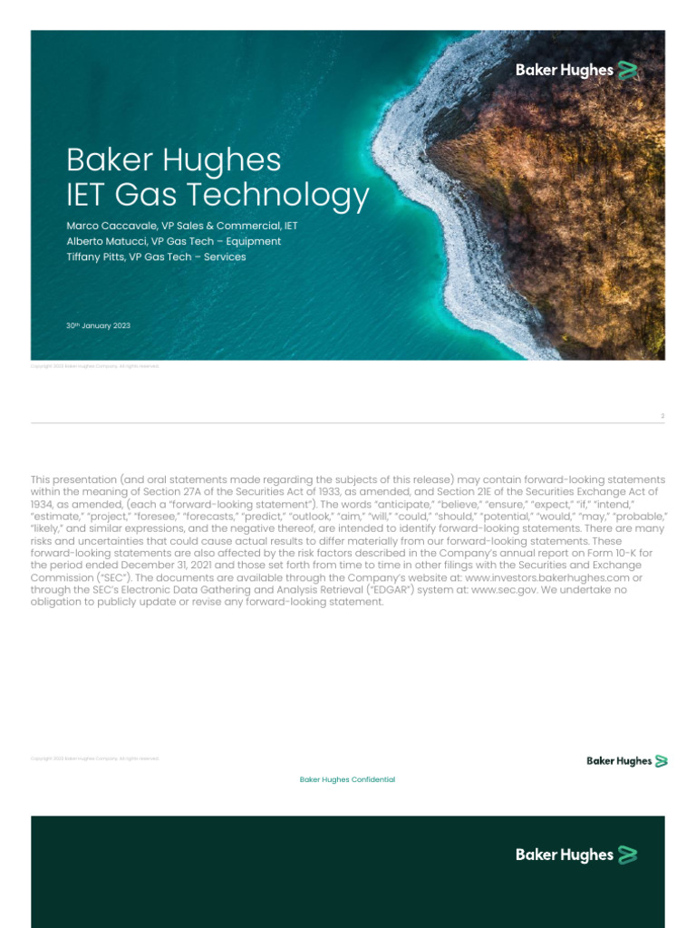 Baker Hughes AM 2023 - Gas Tech Overview | PDF | Liquefied Natural Gas ...