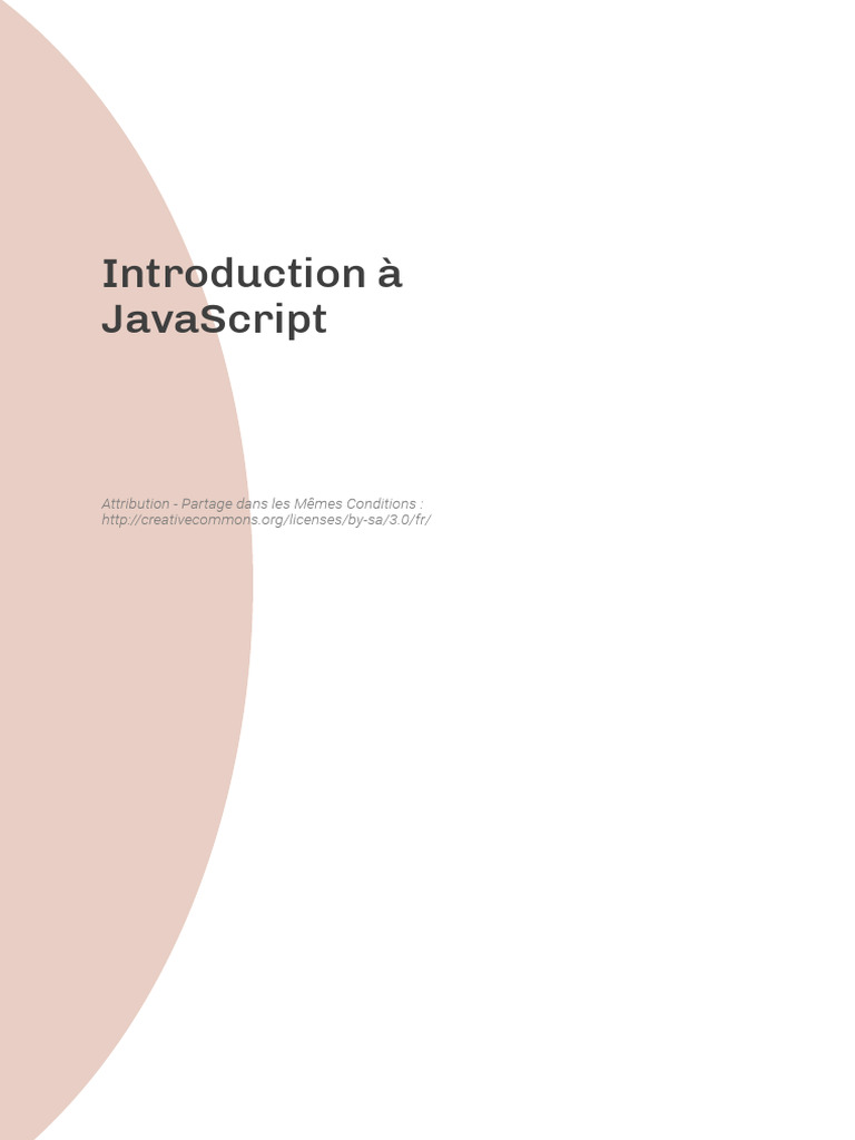 Introduction au JavaScript et Repl.it | PDF | JavaScript | Langage de ...