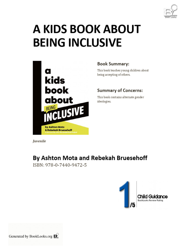 Kids Book on Inclusivity and Identity | PDF