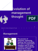 Module 08 - Evolution of Management Thought