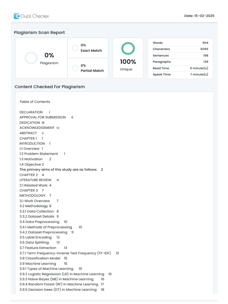 Suicidal Ideation Detection Using AI | PDF | Machine Learning | Deep ...