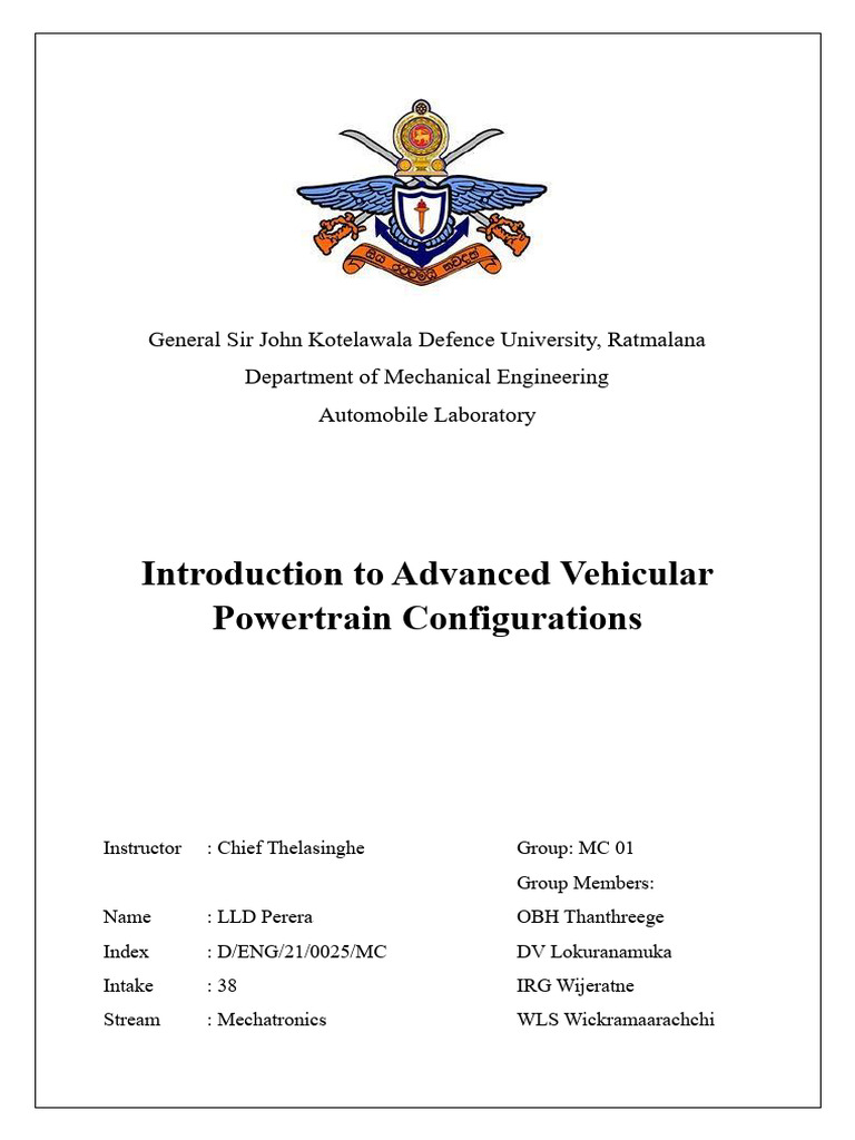 Motor Generator Unit in Powertrains | PDF | Hybrid Vehicle | Electric ...