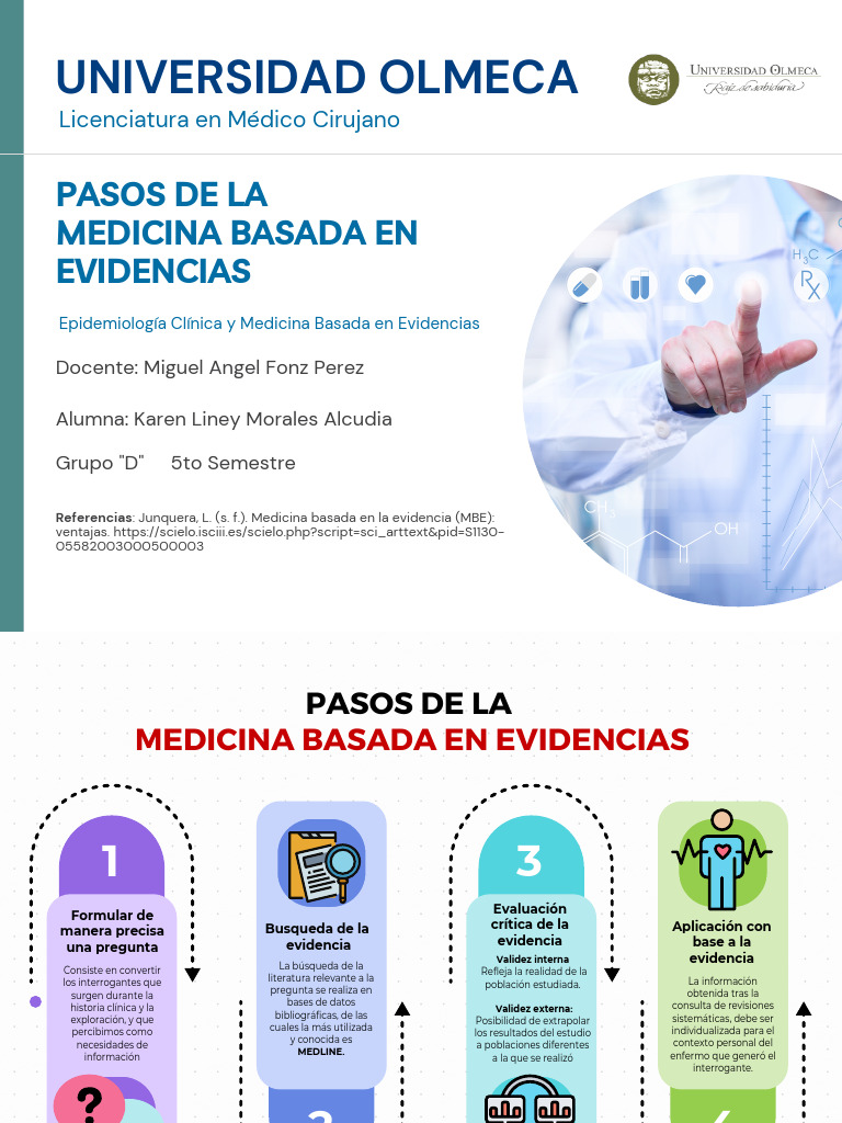 Pasos de la Medicina Basada en Evidencias | PDF | Evidencia basada en ...