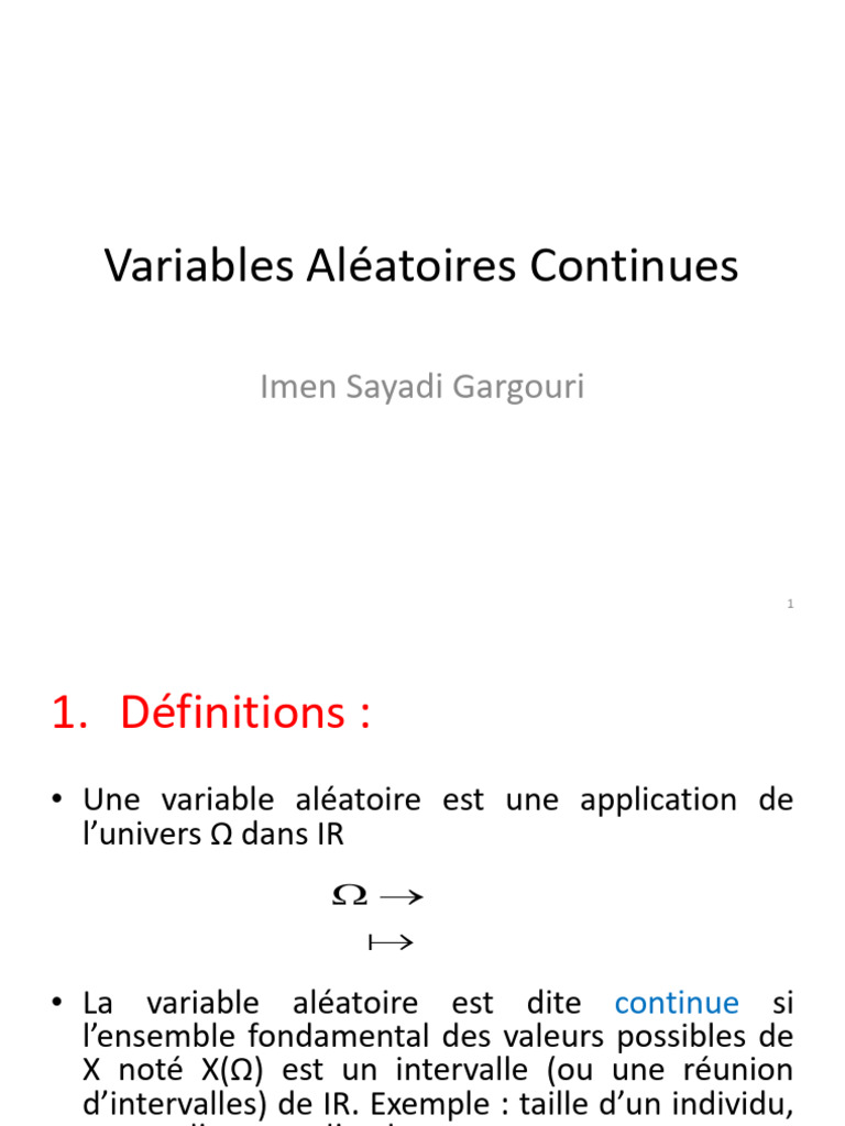 Variables-Aléatoires-Continues-avec-chgt-de-variable-converti-pdf | PDF ...