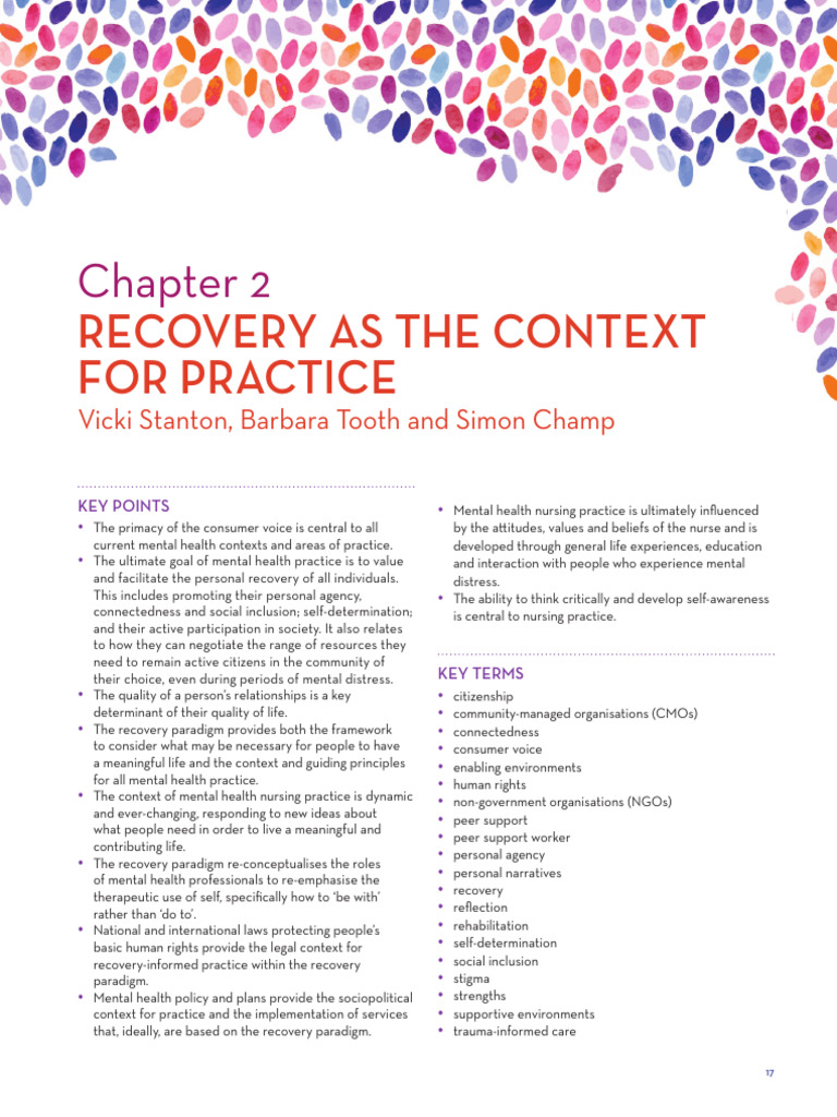 Recovery As The Context For Practice | PDF | Mental Health | Mental ...