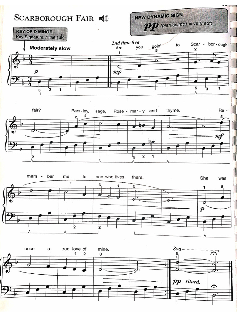 Scarborough Fair Pdf