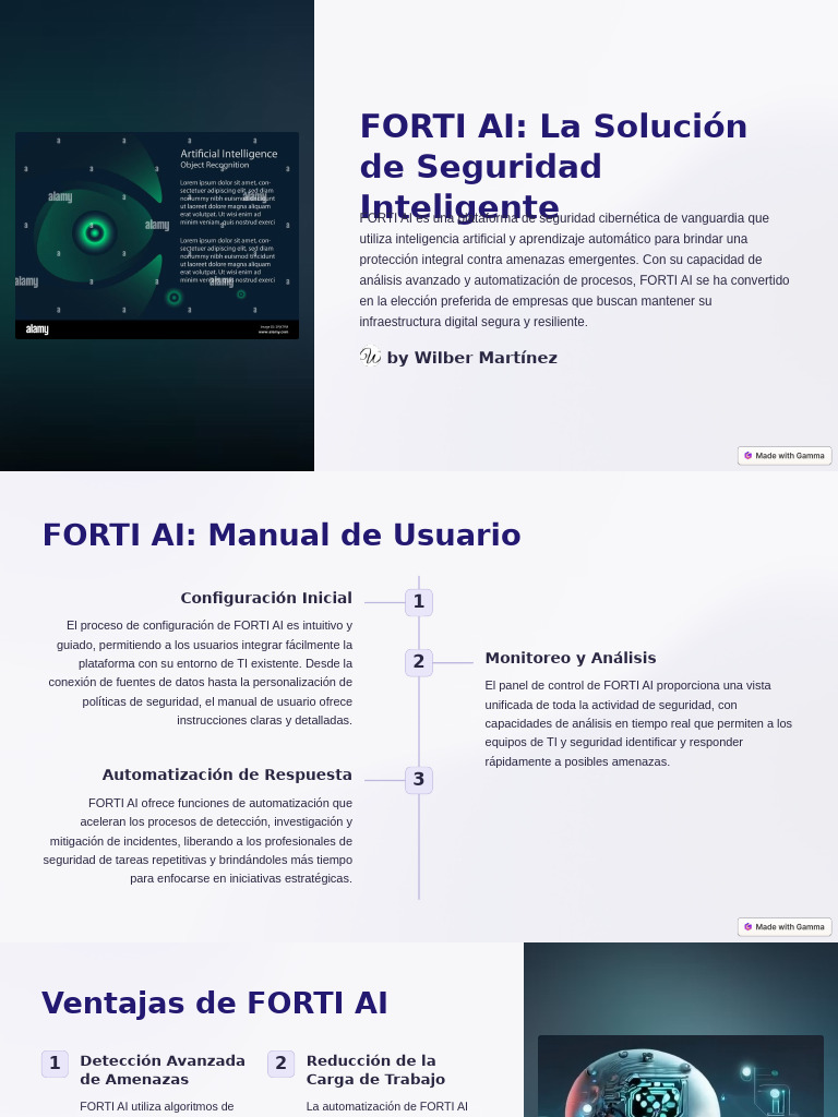 FORTI AI La Solucion de Seguridad Inteligente | PDF | Inteligencia ...