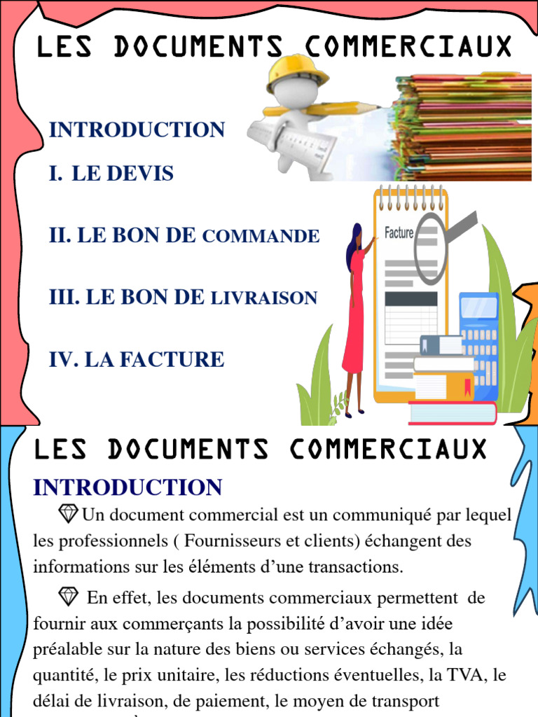 Comprendre les documents commerciaux | PDF | Facture