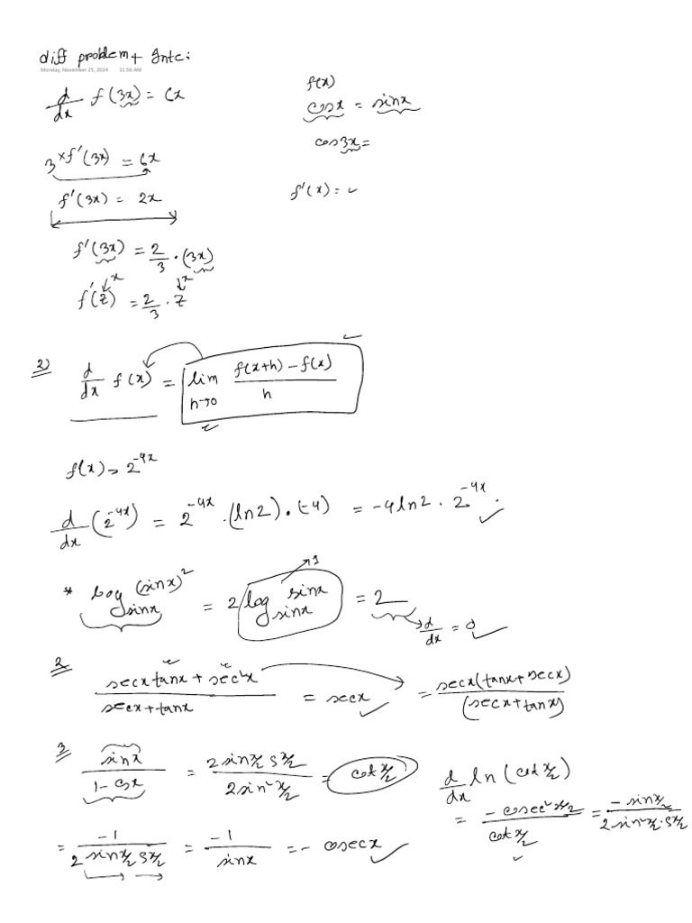 Diff Problem+ Current Problem | PDF