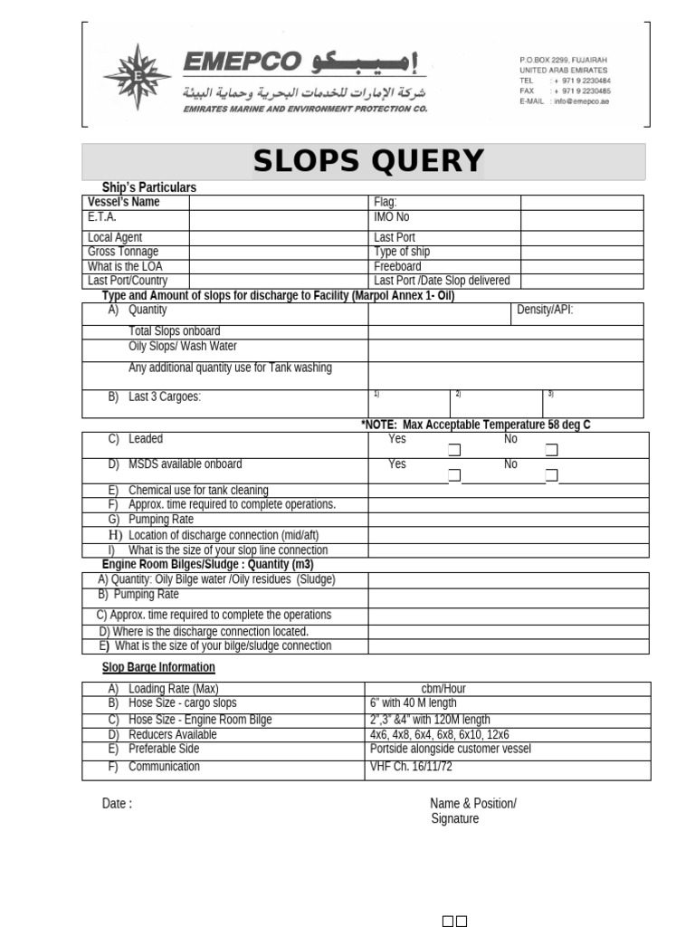New Slop Query | PDF
