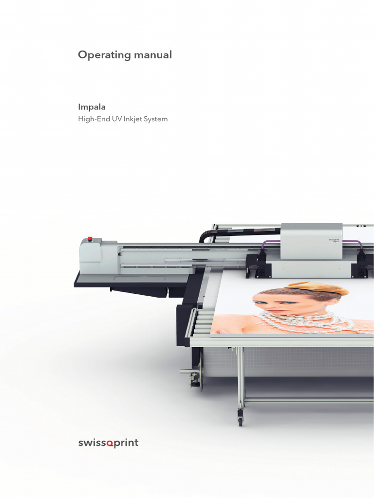 Impala UV Inkjet System Manual | PDF | Mains Electricity