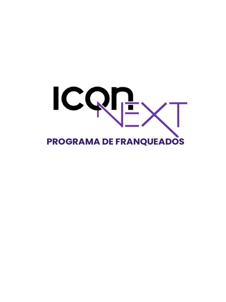 Programa de Franqueados ICON NEXT 2024 | PDF | Aplicativo para celular ...
