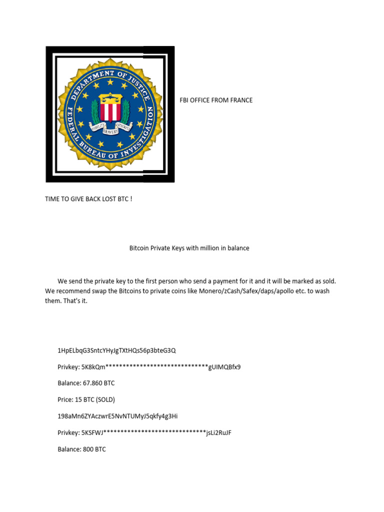 FBI | PDF