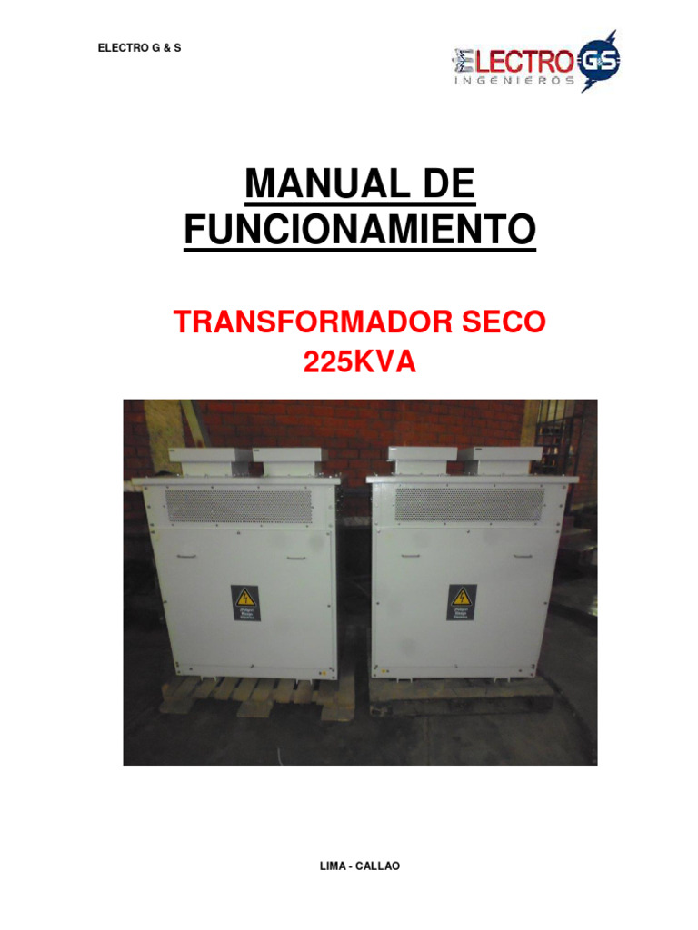 07 Manual Transformador 1 Pdf Transformador Lima