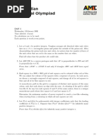 2024 AIMO Questions and Solutions | PDF | Area | Mathematics