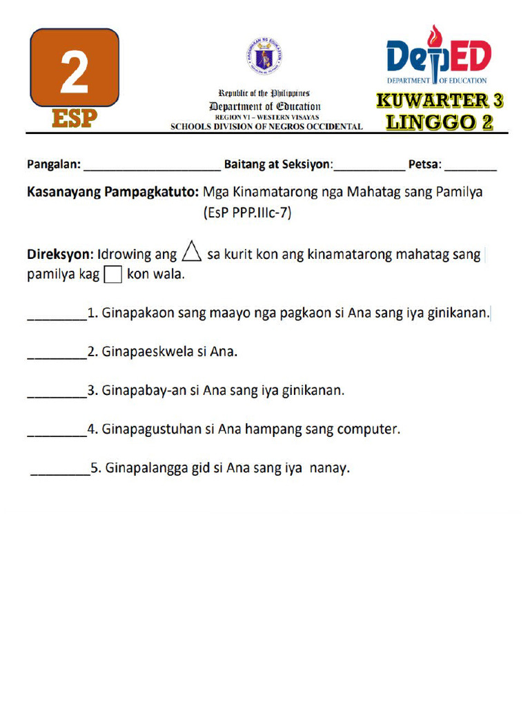 3rd QUARTER - Week2 - ReadyToPrint | PDF